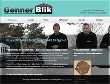 Tablet Screenshot of gennerblik.dk